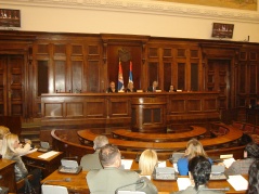 22 December 2011 National Assembly Speaker Prof. Dr Slavica Djukic Dejanovic at the public hearing on the “Execution of the National Action Plan for the Implementation of United Nations Security Council Resolution 1325 – Women, Peace and Security”